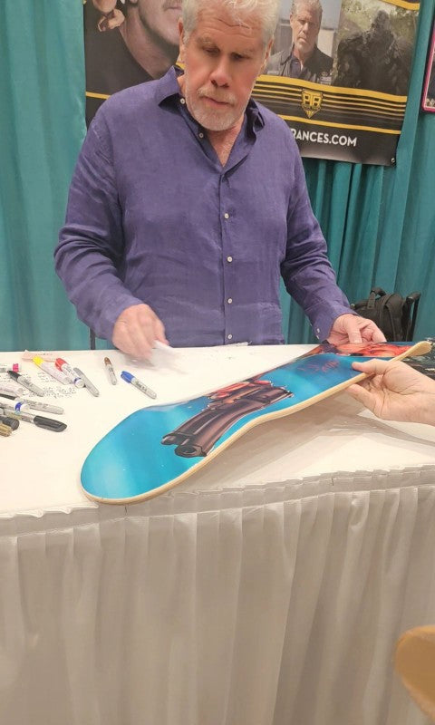 Ron Perlman signed Hellboy deck