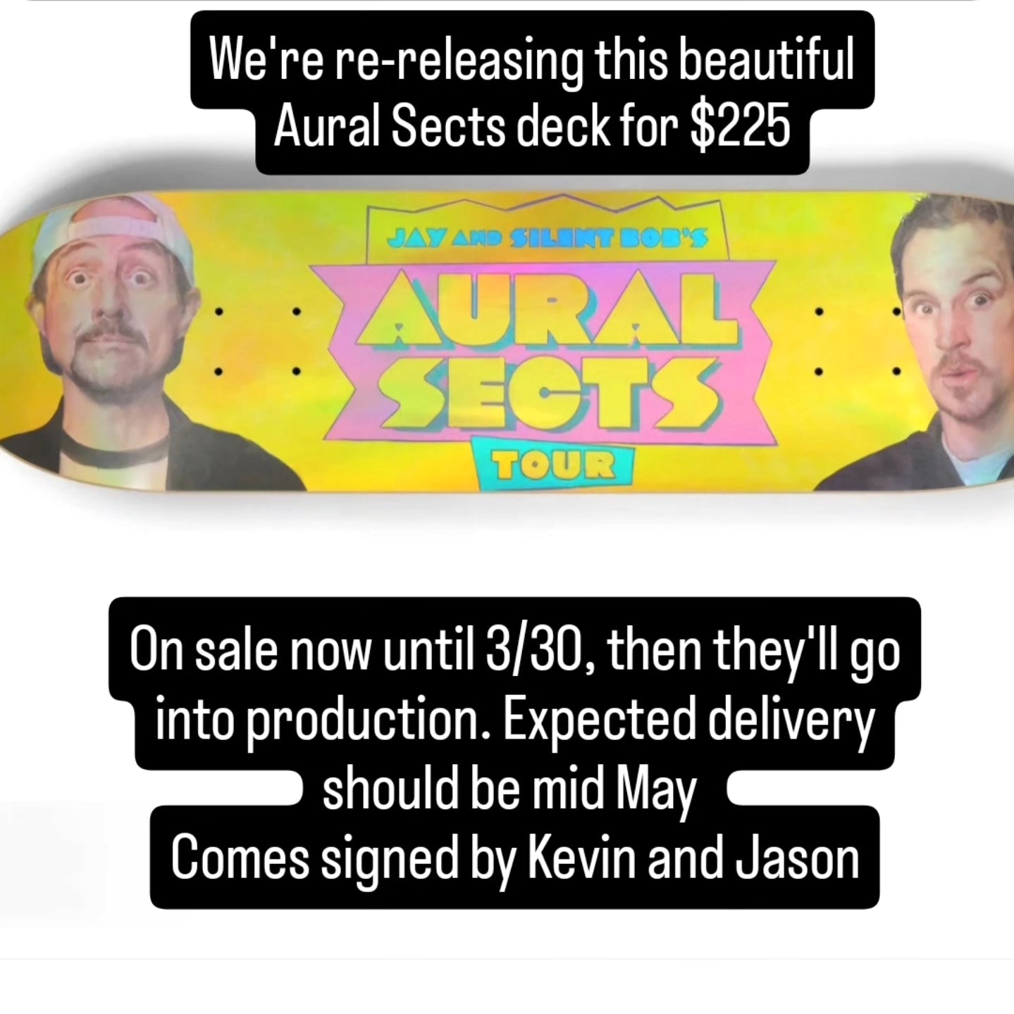 3. Kevin Smith & Jason Mewes SIGNED Aural Sects