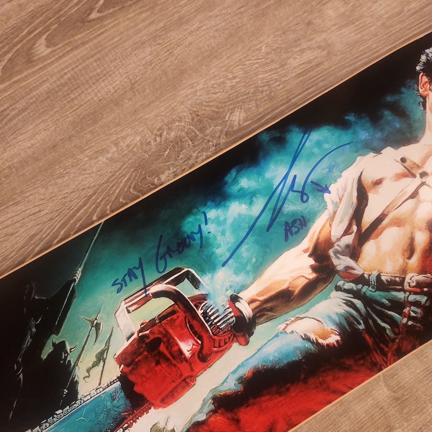 Bruce Campbell SIGNED Army of Darkness deck