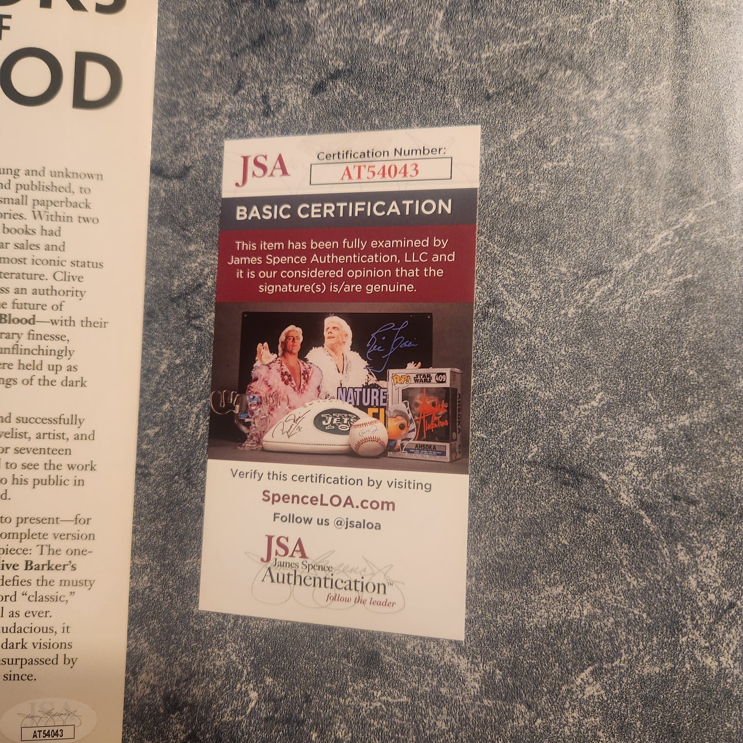 Clive Barker SIGNED Books of Blood