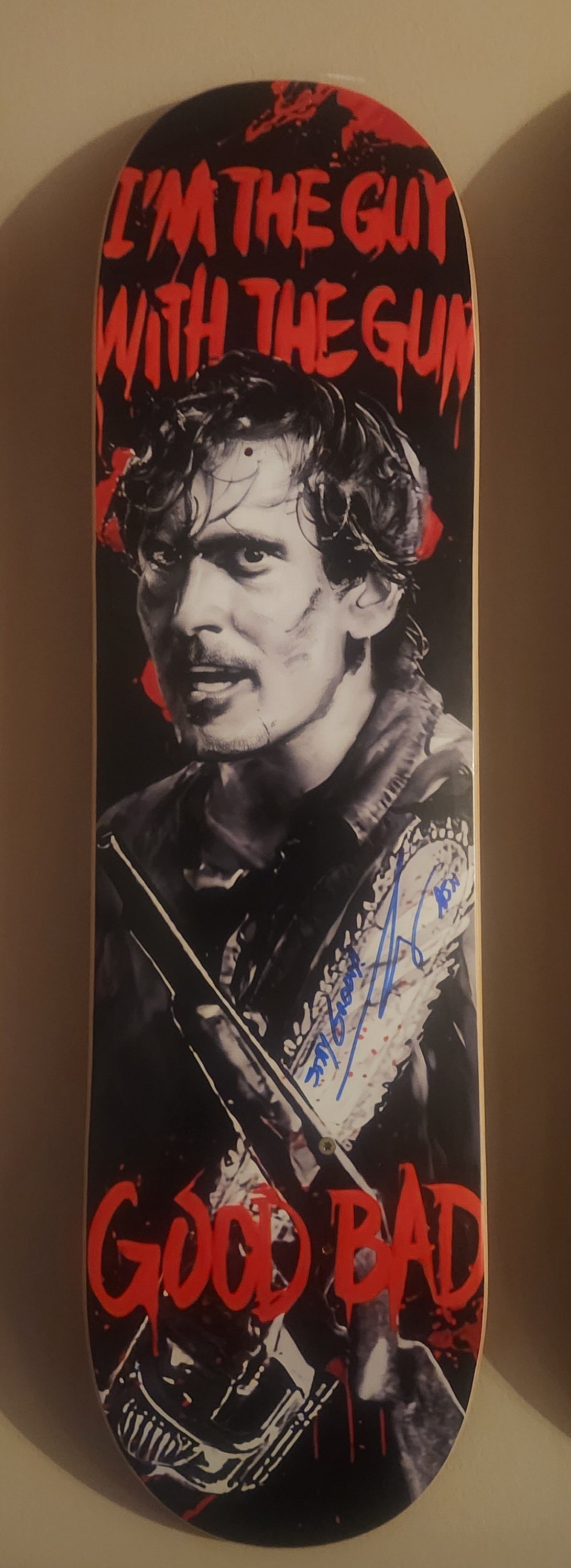 Bruce Campbell SIGNED Army of Darkness deck