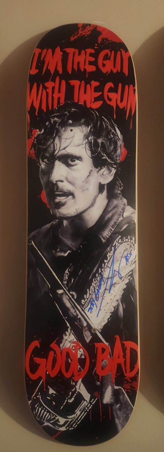 Bruce Campbell SIGNED Army of Darkness deck