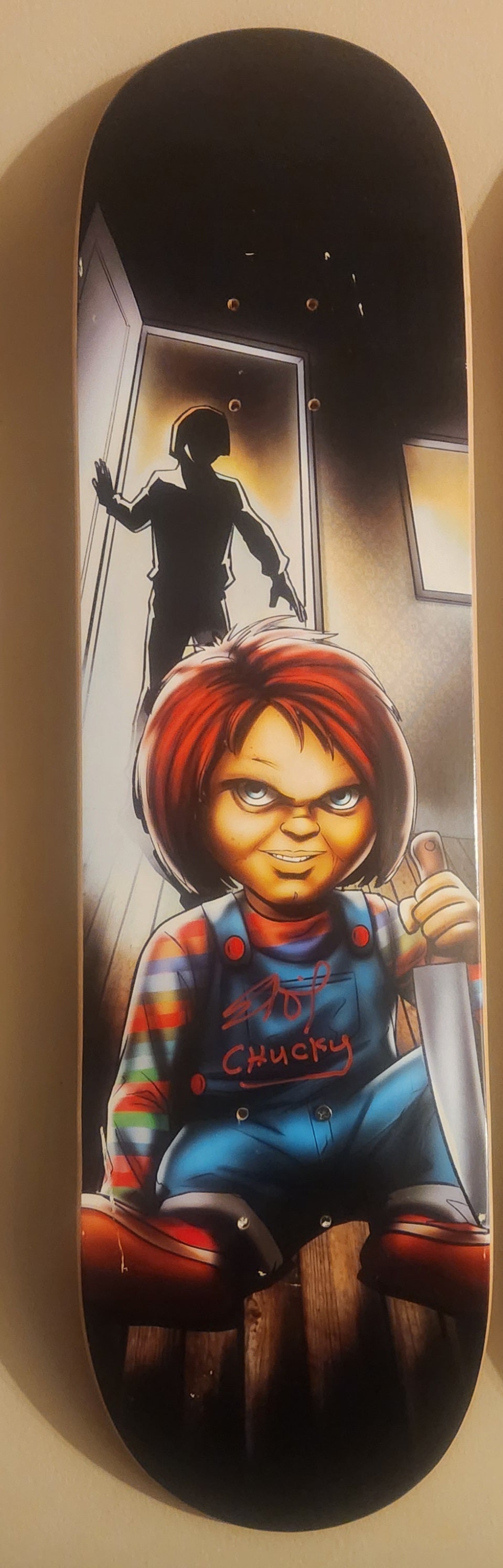 Brad Dourif SIGNED Chucky deck!  One of a kind!
