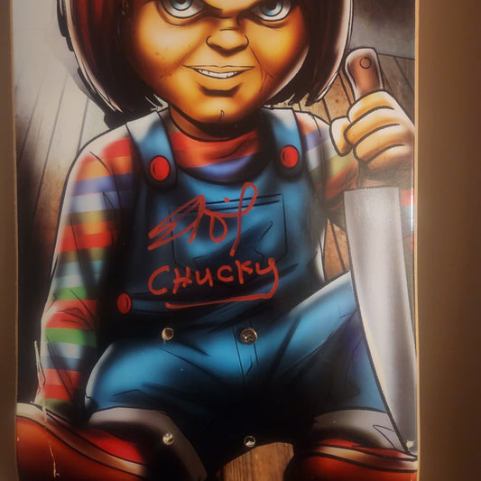Brad Dourif SIGNED Chucky deck!  One of a kind!
