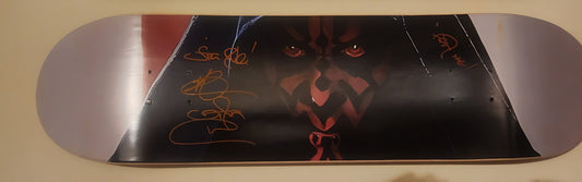 Ray Park SIGNED "sith rule" Deck. Only 1 that exists!