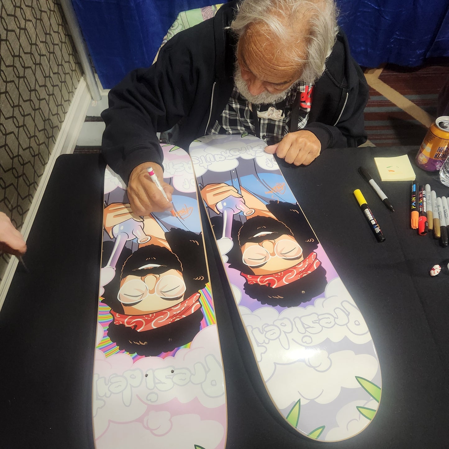 Tommy Chong SIGNED deck!