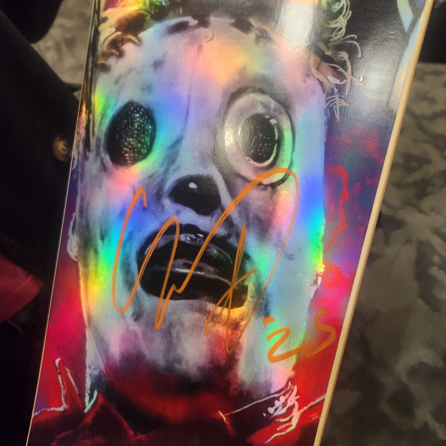 Corey Taylor and Sid Wilson SIGNED Slipknot deck