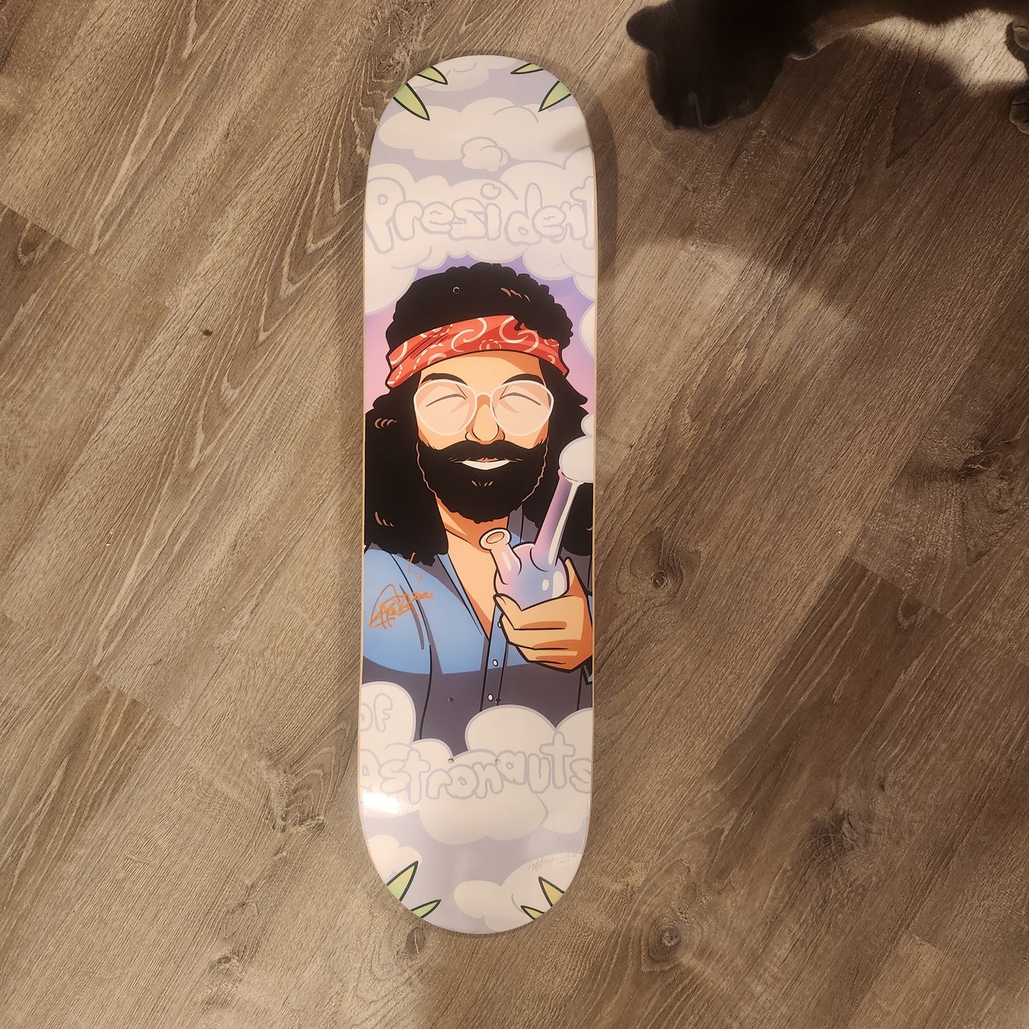 Tommy Chong SIGNED deck!