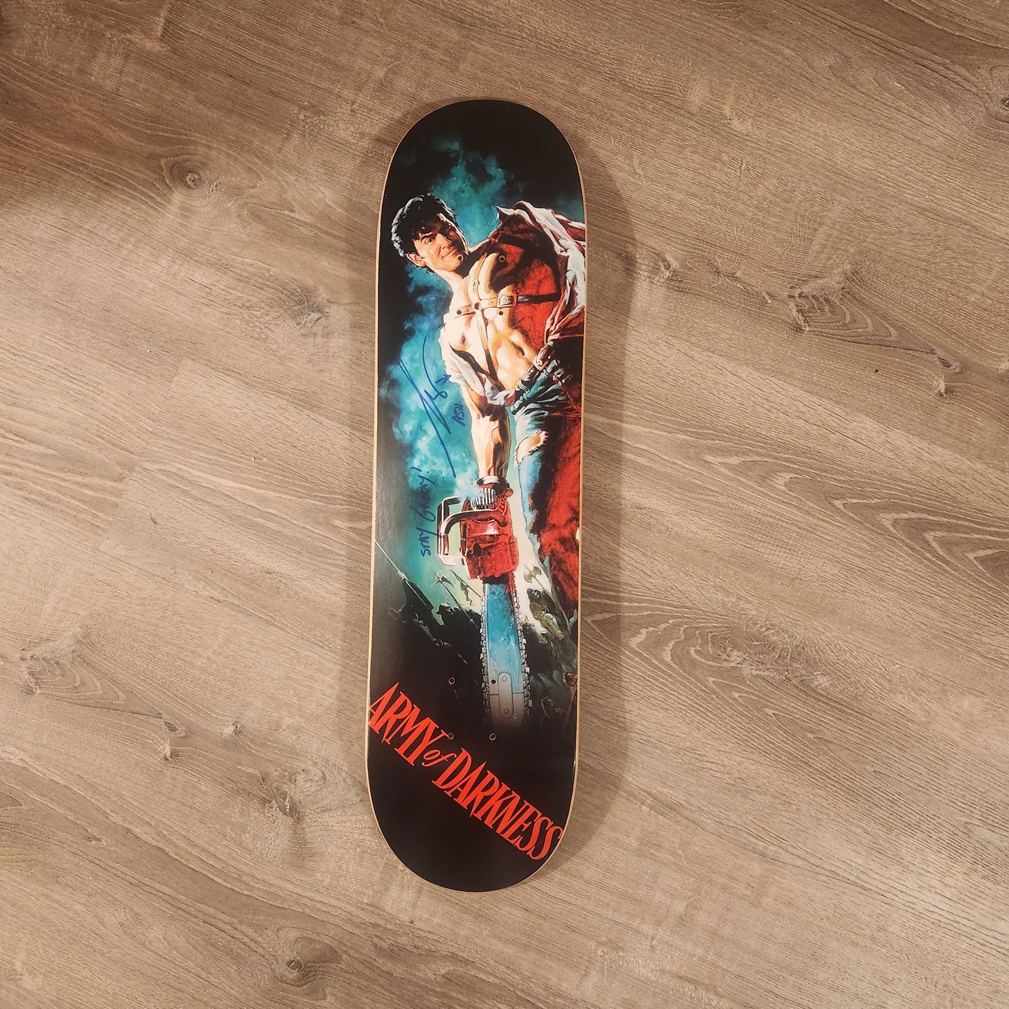 Bruce Campbell SIGNED Army of Darkness deck