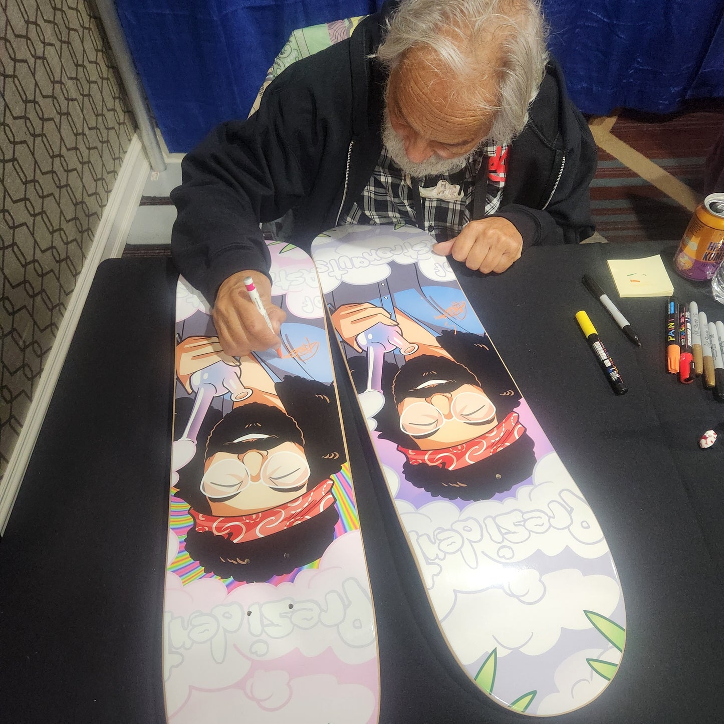 Tommy Chong SIGNED deck!