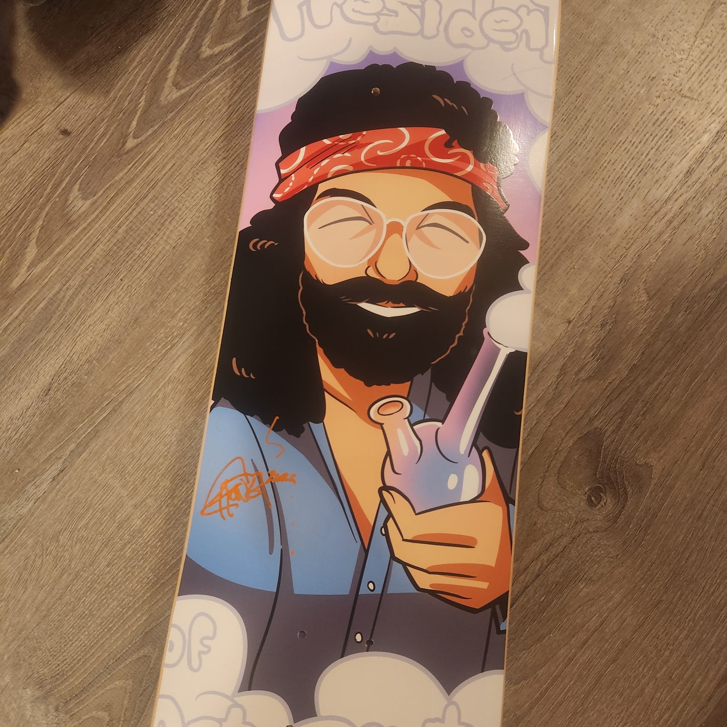 Tommy Chong SIGNED deck!