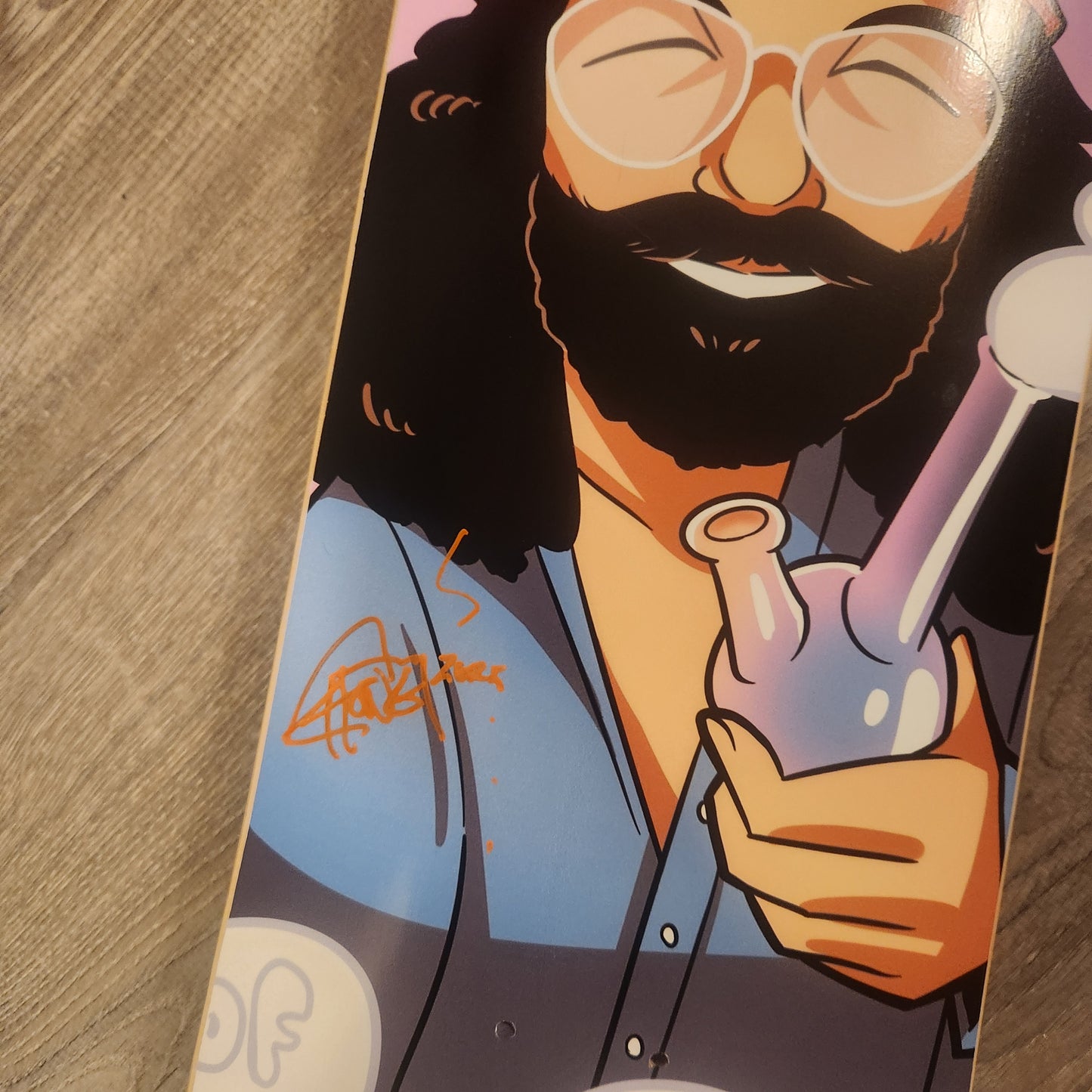 Tommy Chong SIGNED deck!