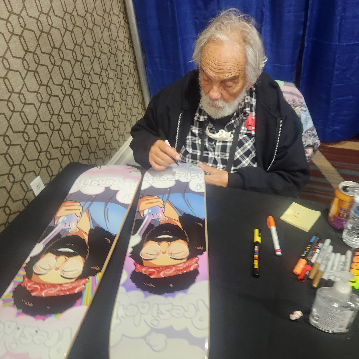 Tommy Chong SIGNED deck!